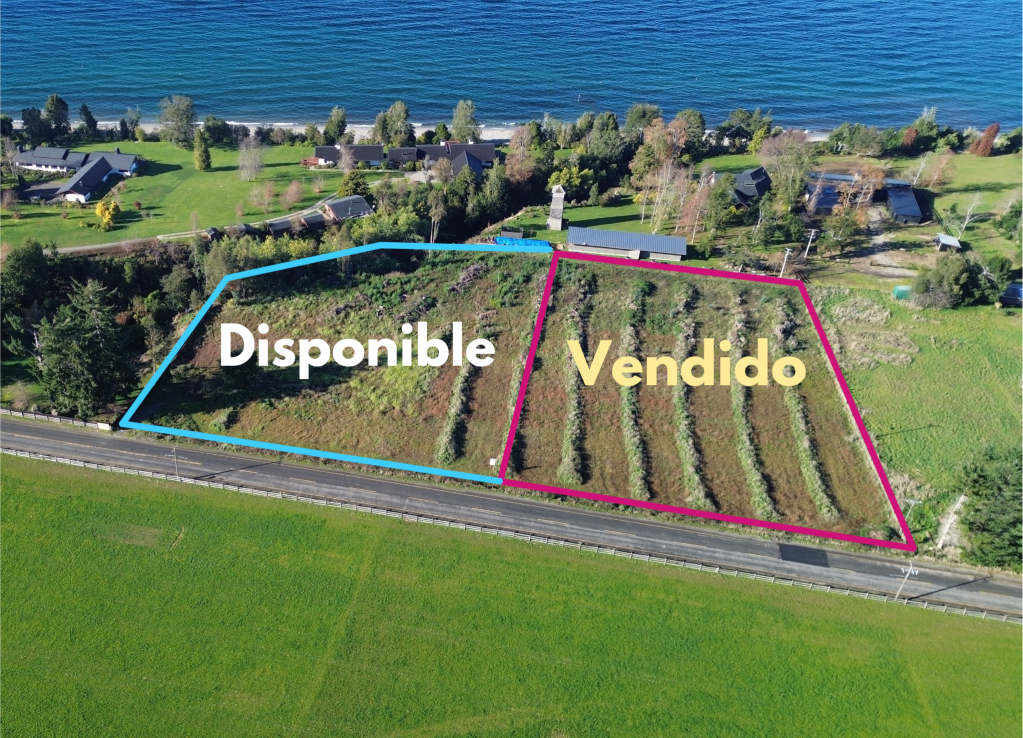 Terreno con vista exclusiva al lago&nbsp;Ranco